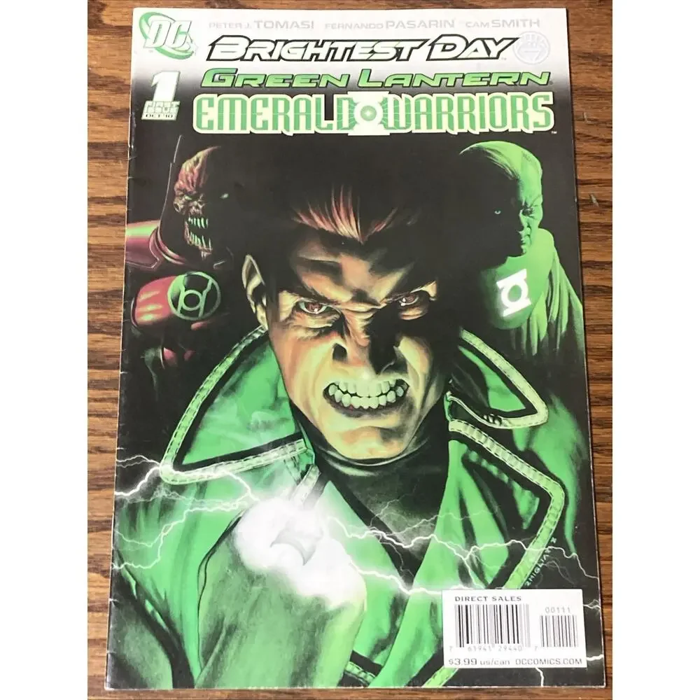 Green Lantern Emerald Warriors #1 (9.2 Or Better) Newsstand Variant - 2010